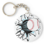 powerful baseball ripping through keychains