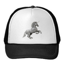 Powerful Unicorn illustration Hats