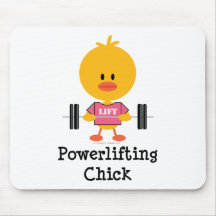 Powerlifting Chick Mousepad