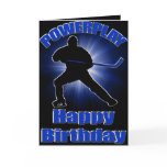 Powerplay Hockey Birthday Card