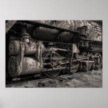 POWERTRAIN of STEAM LOCOMOTIVE Print