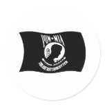 POW's & MIA's Flag Sticker