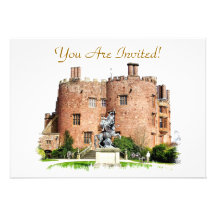 POWYS CASTLE WALES UK INVITATION