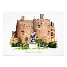 POWYS CASTLE WALES UK INVITATION
