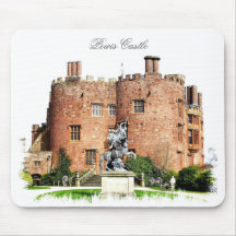 POWYS CASTLE WALES UK MOUSE PAD