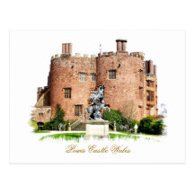 POWYS CASTLE WALES UK POSTCARDS