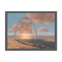 PQRTALS: desert Postkarte