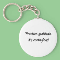 Practice gratitude keychains