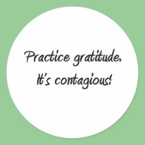 Practice gratitude stickers