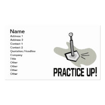 Practice Up Business Card Templates