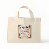Practicing Business Etiquette Canvas Bag