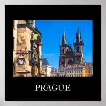 Prague 001W Posters
