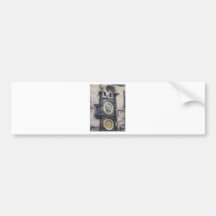 Prague Astronomical Clock In The Old Town Square Bumper Sticker