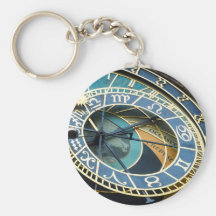 Prague Astronomical Clock Keychains