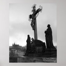 Prague Castle from Charles Bridge Print