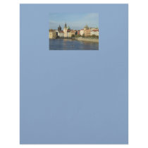 Prague Czech Republic Blue Stationary Praha Personalized Letterhead