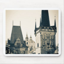 Prague, Czech Republic - Charles Bridge Tower Gate Mouse Pad