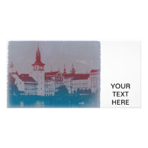 Prague Golden city Photo Greeting Card
