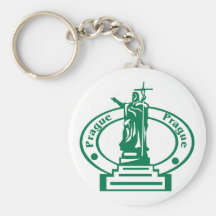 Prague Stamp Keychain