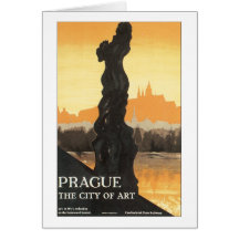 Prague, The City of Art Greeting Card