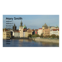 Prague Travel Business Cards