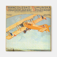 Praha ~ Franco Roumanie Refrigerator Magnet