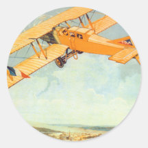 Praha ~ Franco Roumanie Round Sticker