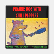 PRAIRIE DOG $3.00 MAGNET
