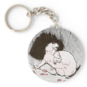 Prairie Dog and Owls in Burrow keychains