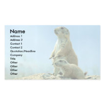 Prairie Dog Mother And Baby Business Card Templates