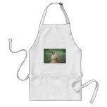 Prairie Dog Sitting, Left Profile Aprons