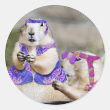 Prairie Dogs are GROOVY! Sticker