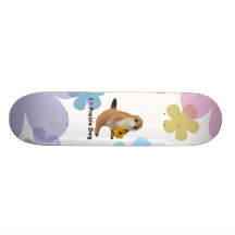 prairie dog's stuffed toy custom skateboard