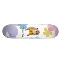 prairie dog's stuffed toy skate board deck