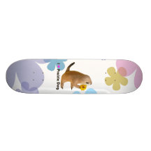 prairie dog's stuffed toy skate deck