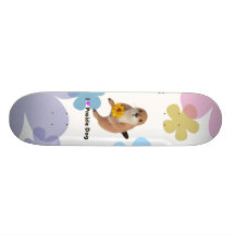 prairie dog's stuffed toy skateboard deck
