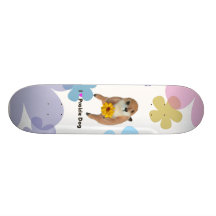 prairie dog's stuffed toy skateboard deck