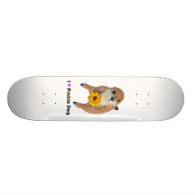 prairie dog's stuffed toy skateboard decks