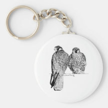 Prairie Falcons Key Chain