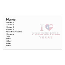 Prairie Hill, Texas Business Card