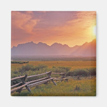 Prairie Ranch Sunset Magnets
