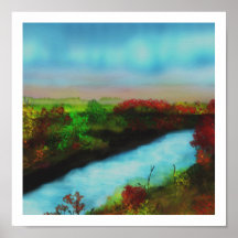 Prairie River Print