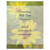 Prairie Sunflower - Helianthus maximilianii Custom Flyer