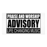Praise And Worship Advisory... photo cards