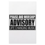 Praise And Worship Advisory... stationery