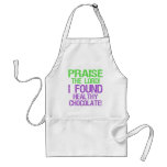 Praise the Lord! I Found Healthy Chocolate! aprons