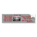 PRAISE TIME! BUMPER STICKER bumper stickers