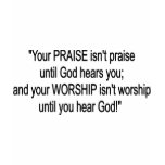 Praise & Worship t-shirts