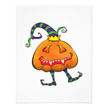 Prancing Pumpkin Invitation