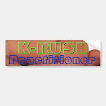 Praticien de K-RUSH ! ! ! Autocollants Pour Voiture